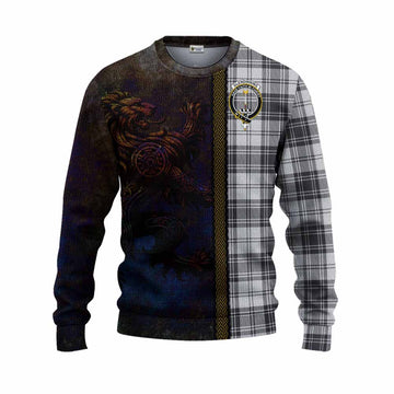 Glendinning Tartan Family Crest Knitted Sweater Alba Gu Brath Be Brave Lion Ancient Style Unisex - Tartan Vibes Clothing
