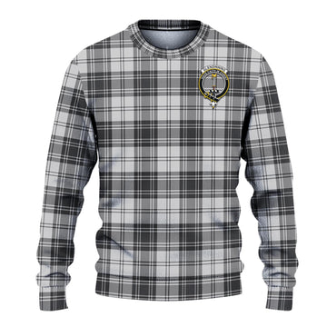 Glendinning Tartan Knitted Sweater with Family Crest