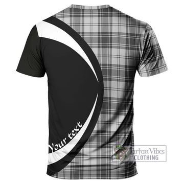 Glendinning Tartan T-Shirt with Family Crest Circle Style