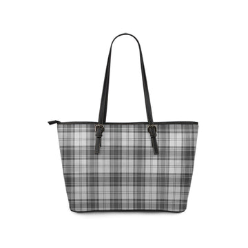 Glendinning Tartan Leather Tote Bag