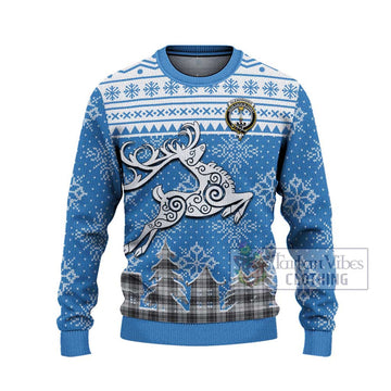 Glendinning Clan Christmas Ugly Sweater Celtic Reindeer Style