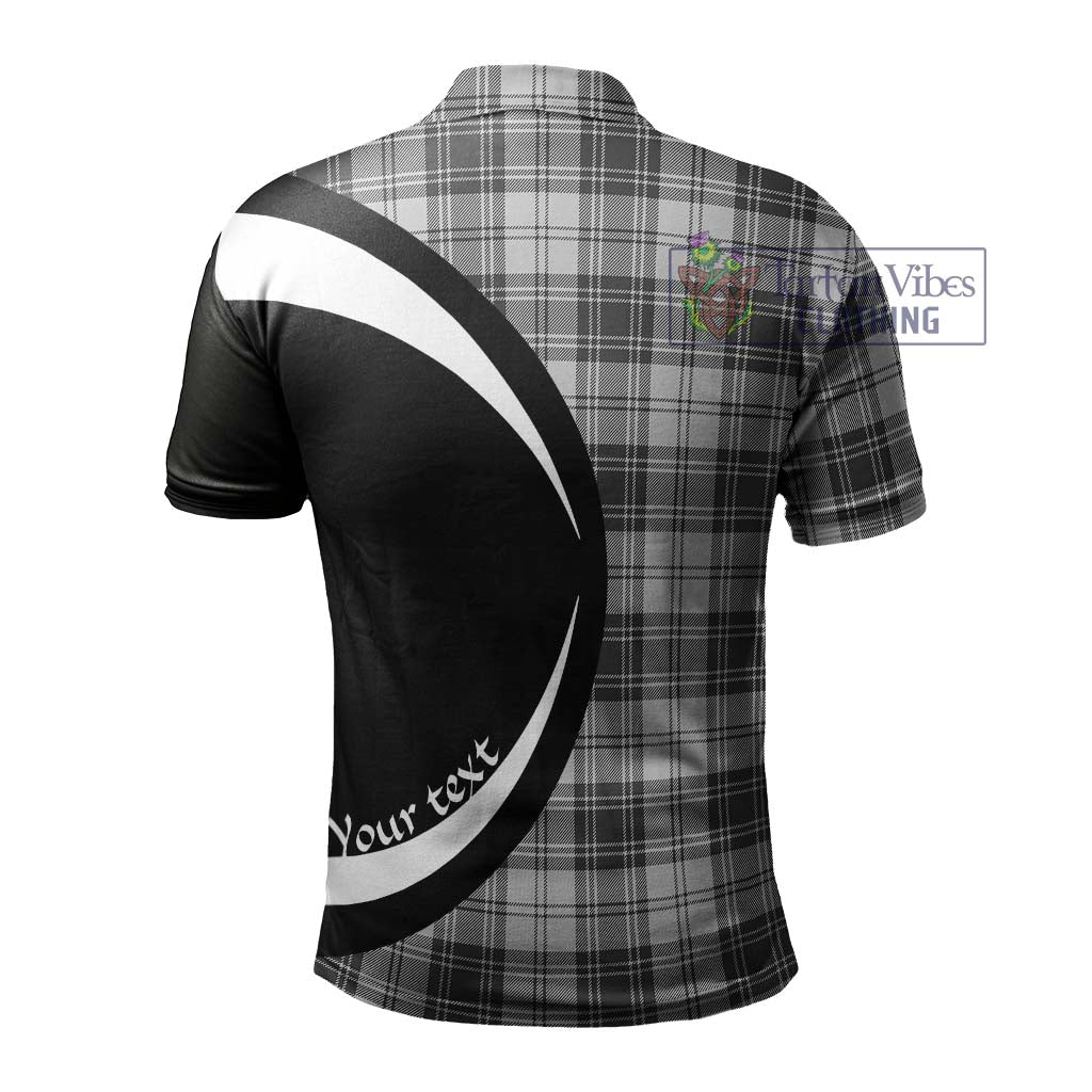 Glendinning Tartan Men's Polo Shirt with Family Crest Circle Style - Tartan Vibes Clothing