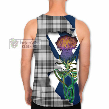 Glendinning Tartan Family Crest Men's Tank Top Scottish Thistle Celtic Inspired - Tartan Vibes Clothing