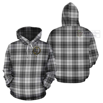 Glendinning Tartan Cotton Hoodie with Family Crest