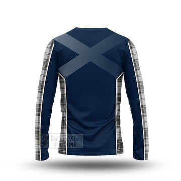 Glendinning Tartan Long Sleeve T-Shirt with Family Crest and Scottish Thistle Vibes Sport Style - Tartan Vibes Clothing