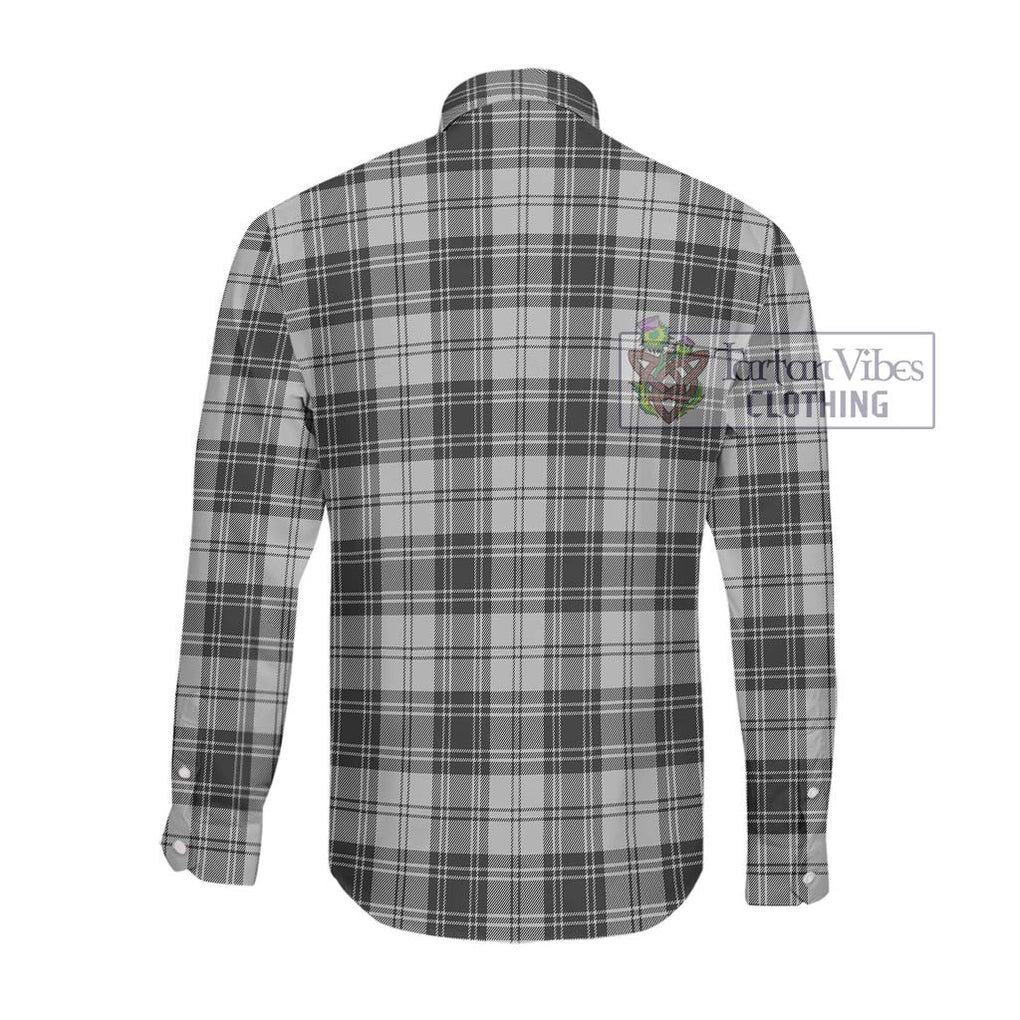 Glendinning Tartan Long Sleeve Button Shirt with Family Crest DNA In Me Style - Tartanvibesclothing Shop