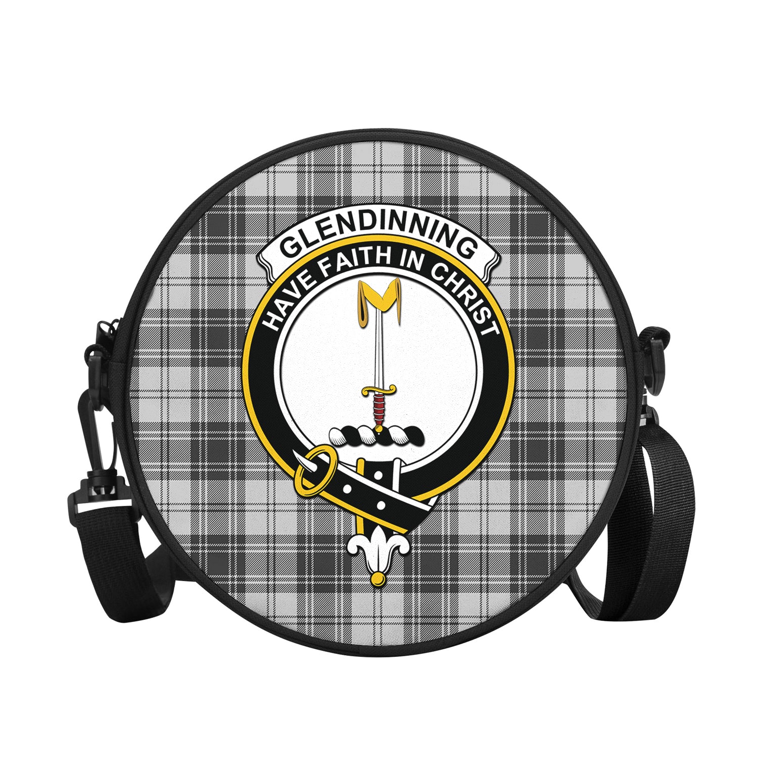 glendinning-tartan-round-satchel-bags-with-family-crest