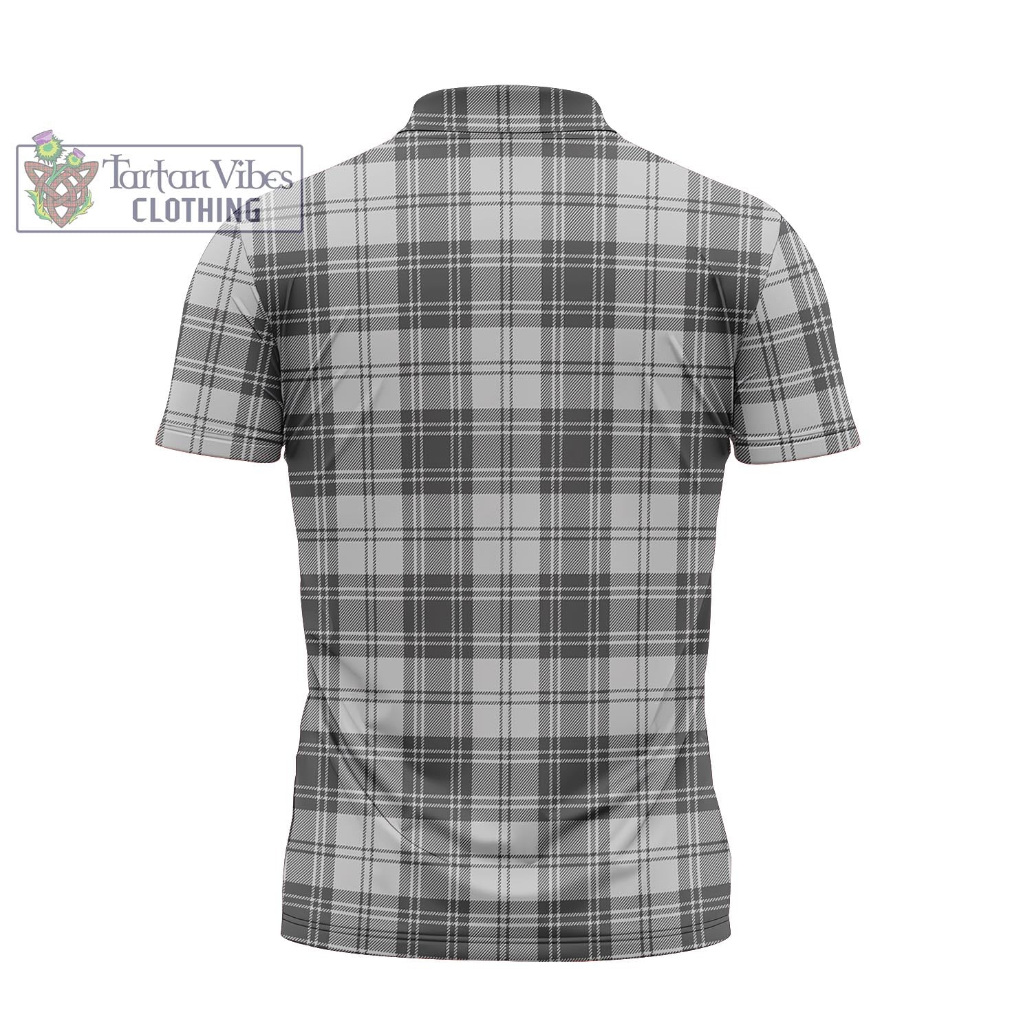 Tartan Vibes Clothing Glendinning Tartan Zipper Polo Shirt