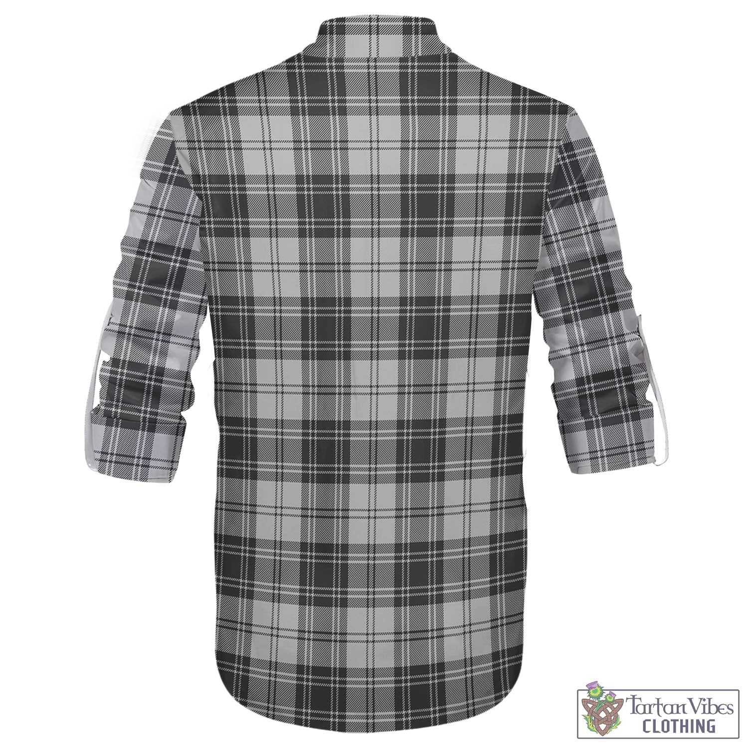 Tartan Vibes Clothing Glendinning Tartan Men's Scottish Traditional Jacobite Ghillie Kilt Shirt