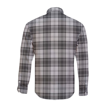 Glendinning Tartan Long Sleeve Button Up Shirt with Family Crest