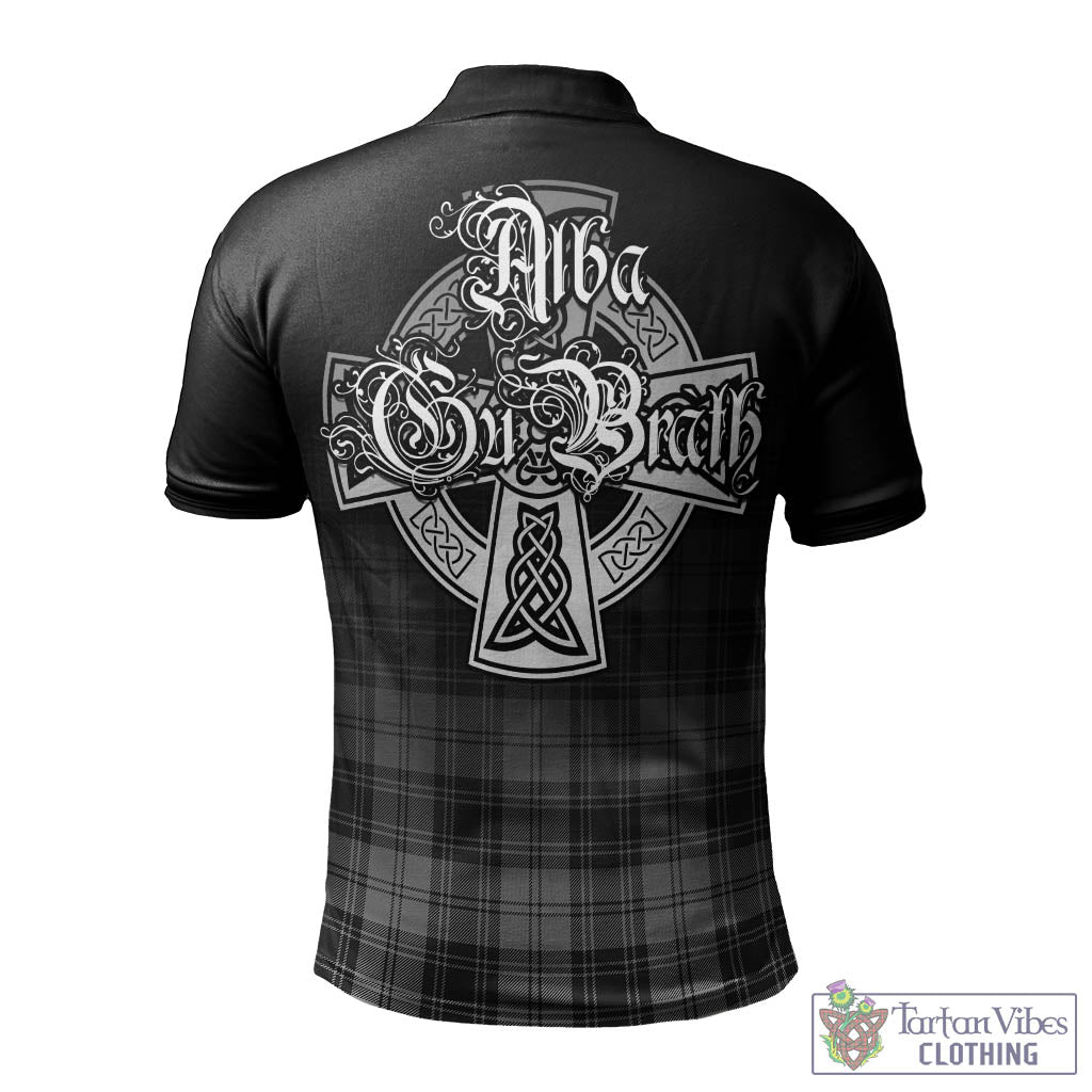 Tartan Vibes Clothing Glendinning Tartan Polo Shirt Featuring Alba Gu Brath Family Crest Celtic Inspired