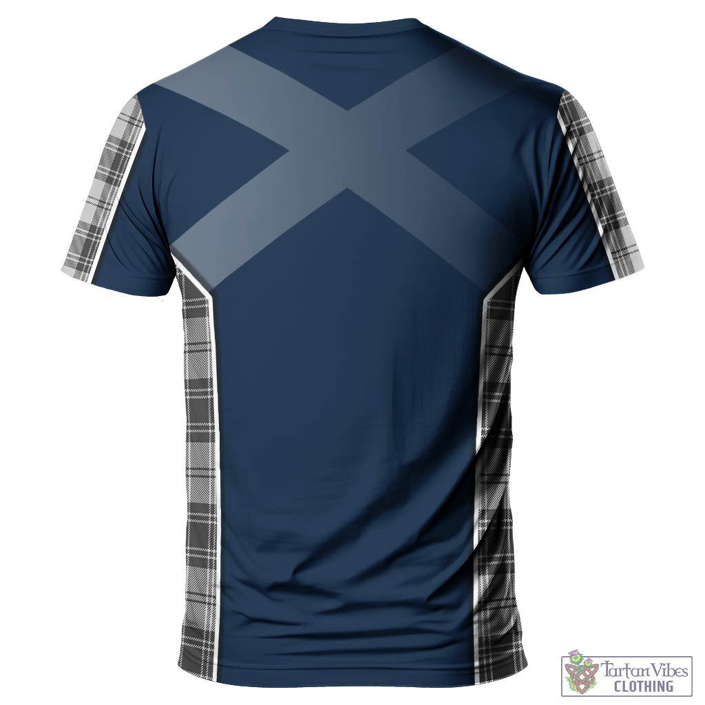 Tartan Vibes Clothing Glendinning Tartan T-Shirt with Family Crest and Lion Rampant Vibes Sport Style