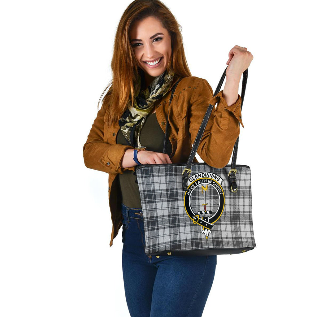 glendinning-tartan-leather-tote-bag-with-family-crest