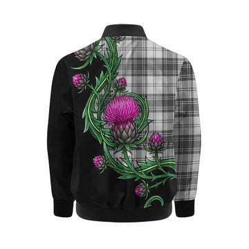 Glendinning Tartan Kid Bomber Jacket Resilient Scottish Thistle Kid - Tartan Vibes Clothing