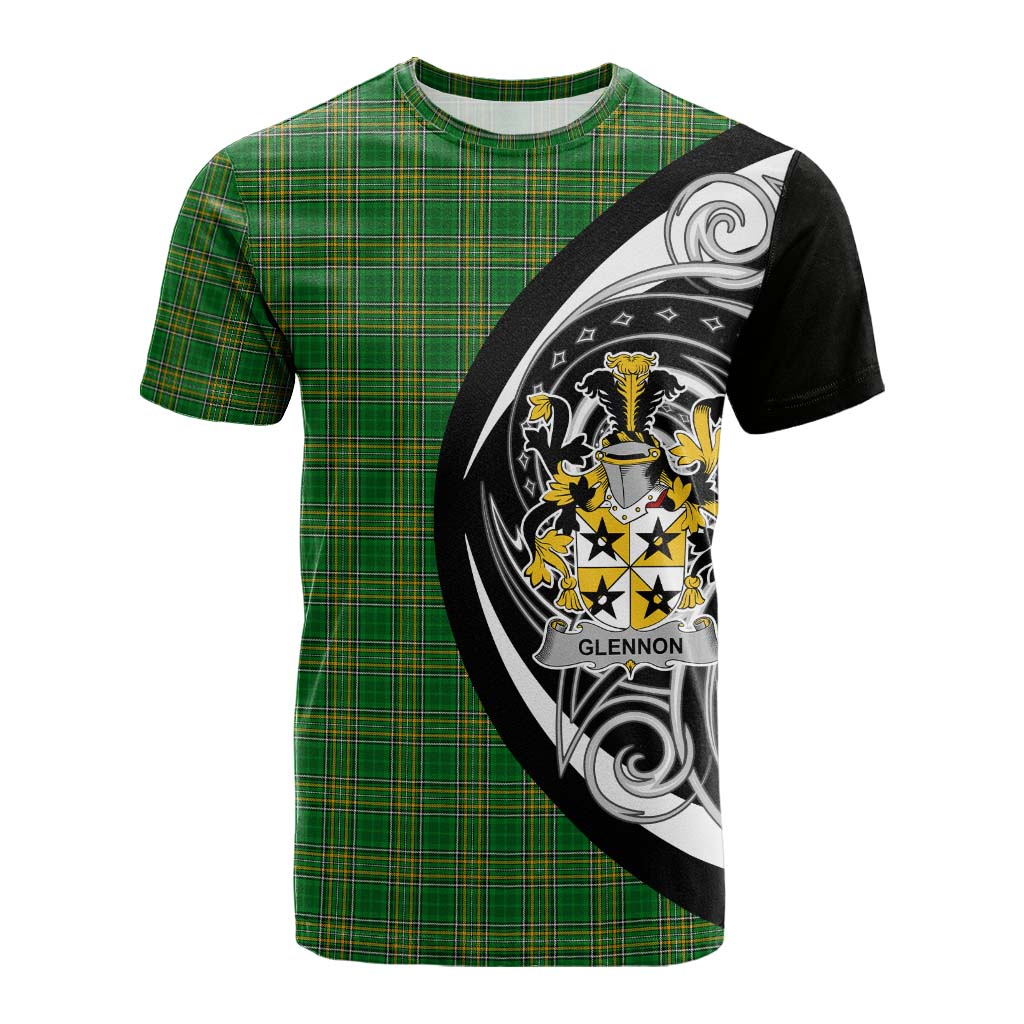 Glennon Irish Clan Cotton T-shirt Celtic Circle Style Kid's Shirt - Tartan Vibes Clothing