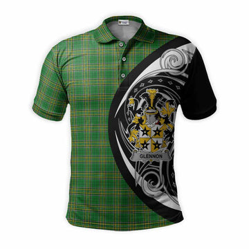 Glennon Irish Clan Polo Shirt Celtic Circle Style Kid - Tartan Vibes Clothing