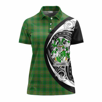 Gogarty Irish Clan Women's Polo Shirt Celtic Circle Style Women - Tartan Vibes Clothing