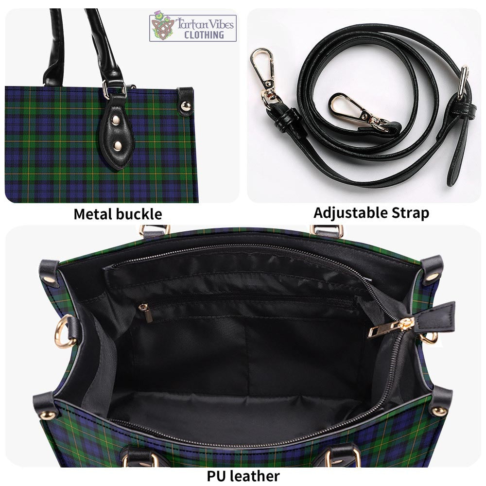 Tartan Vibes Clothing Gordon Tartan Luxury Leather Handbags