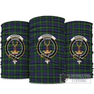 Gordon Tartan Neck Gaiters, Tartan Bandanas, Tartan Head Band with Family Crest