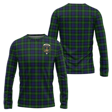 Gordon Tartan Long Sleeve T-Shirt with Family Crest