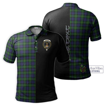 Gordon Tartan Polo Shirt with Family Crest and Half Of Me Style