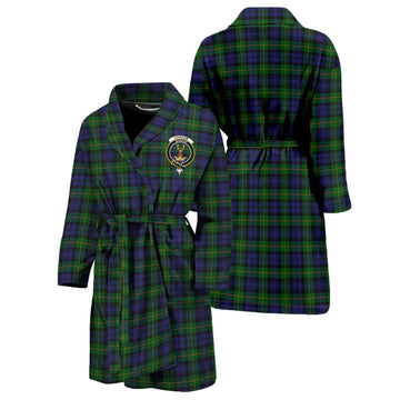 Gordon Tartan Bathrobe with Family Crest