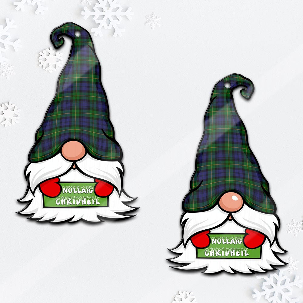 Gordon Gnome Christmas Ornament with His Tartan Christmas Hat - Tartan Vibes Clothing