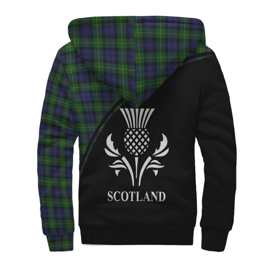 gordon-tartan-sherpa-hoodie-with-family-crest-curve-style