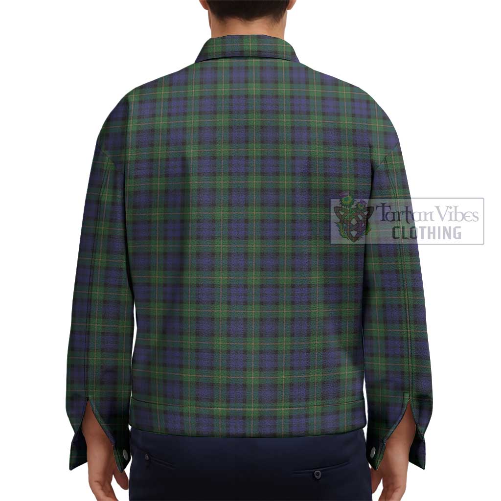 Gordon Tartan Unisex Lapel Cotton Jacket - Tartan Vibes Clothing