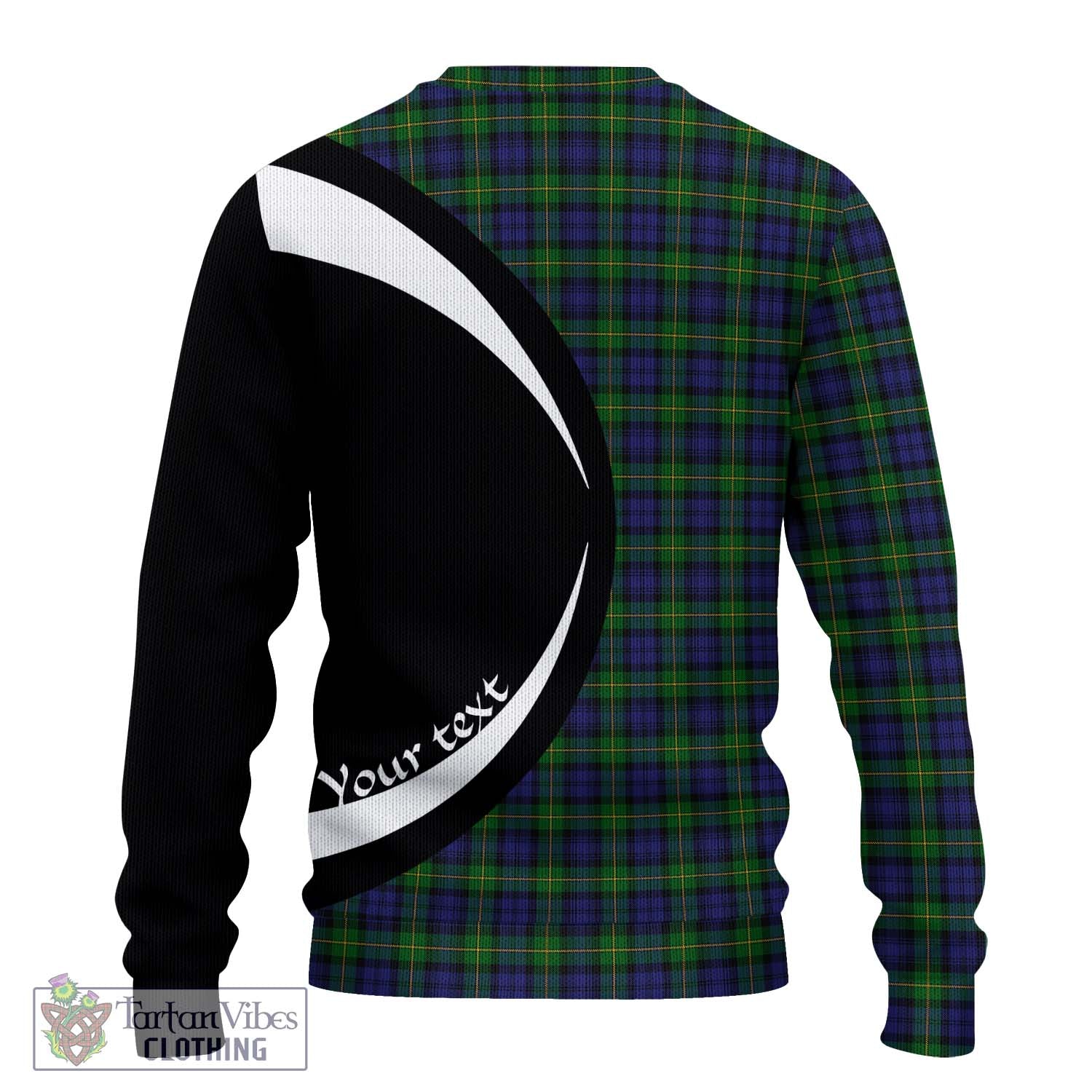 Gordon Tartan Ugly Sweater with Family Crest Circle Style - Tartan Vibes Clothing