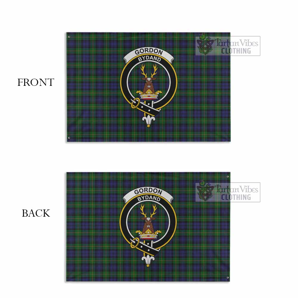 Gordon Tartan House Flag with Family Crest - Tartan Vibes Clothing