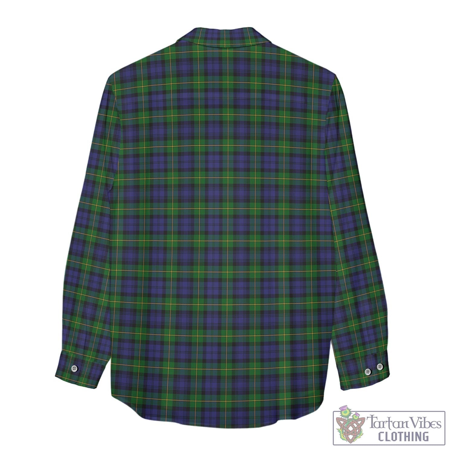 Tartan Vibes Clothing Gordon Tartan Womens Casual Shirt with Family Crest