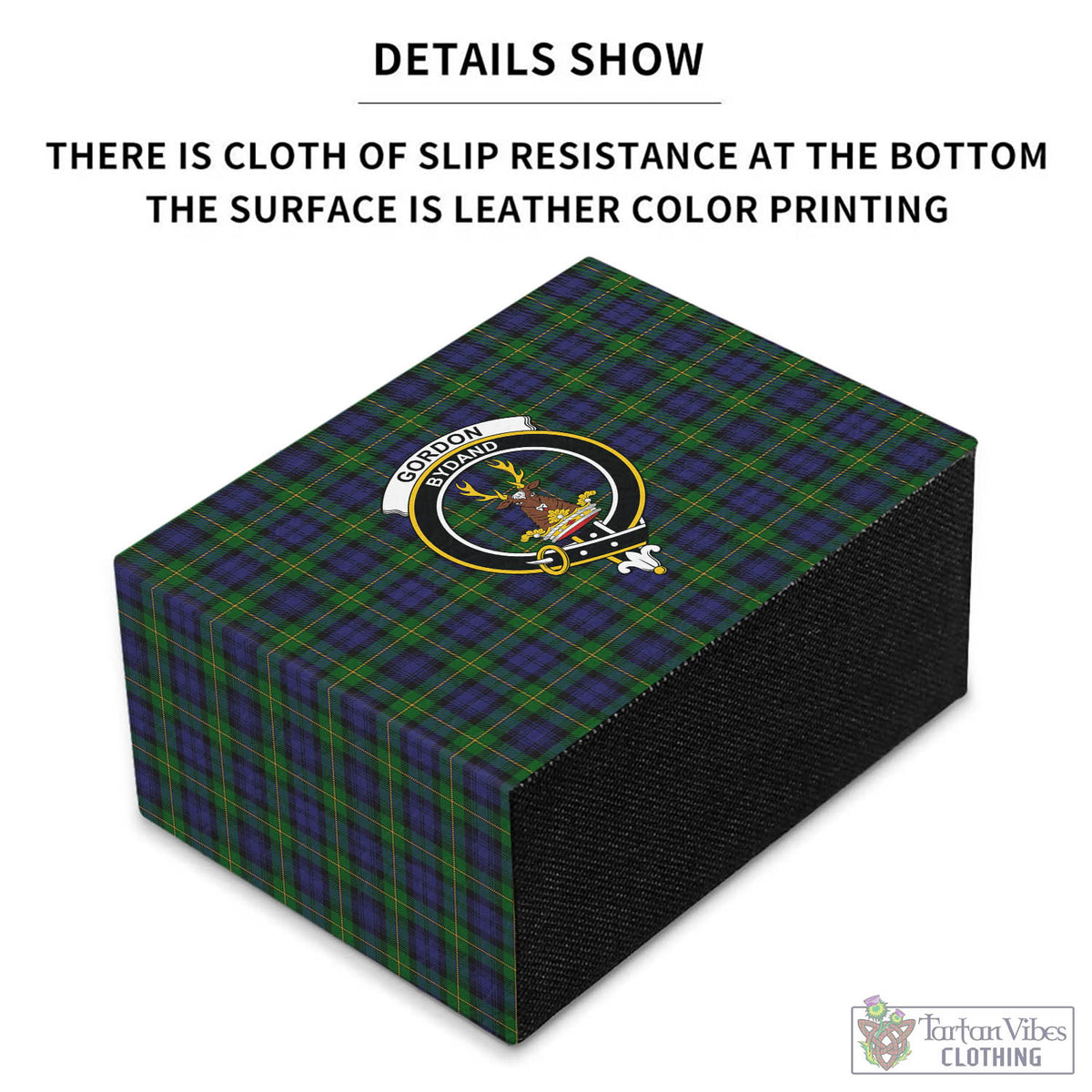 Gordon Tartan Pen Holder with Family Crest - Tartan Vibes Clothing