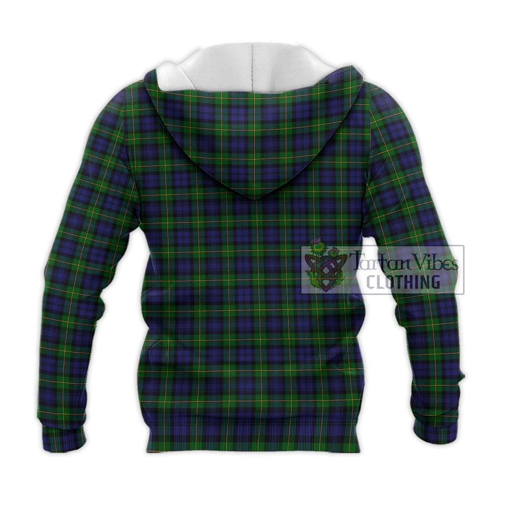 Gordon Tartan Knitted Hoodie with Family Crest DNA In Me Style - Tartanvibesclothing Shop