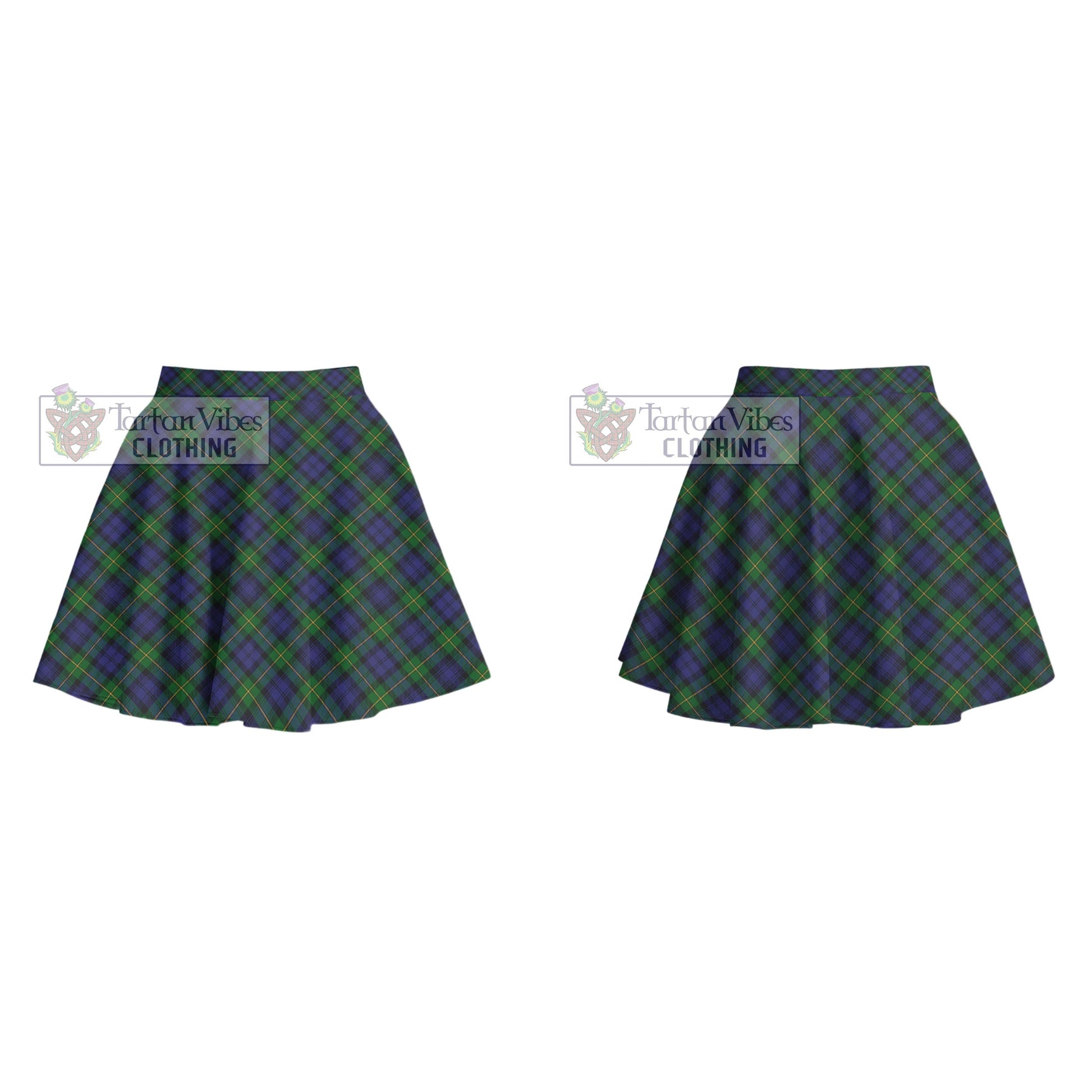 Tartan Vibes Clothing Gordon Tartan Women's Plated Mini Skirt