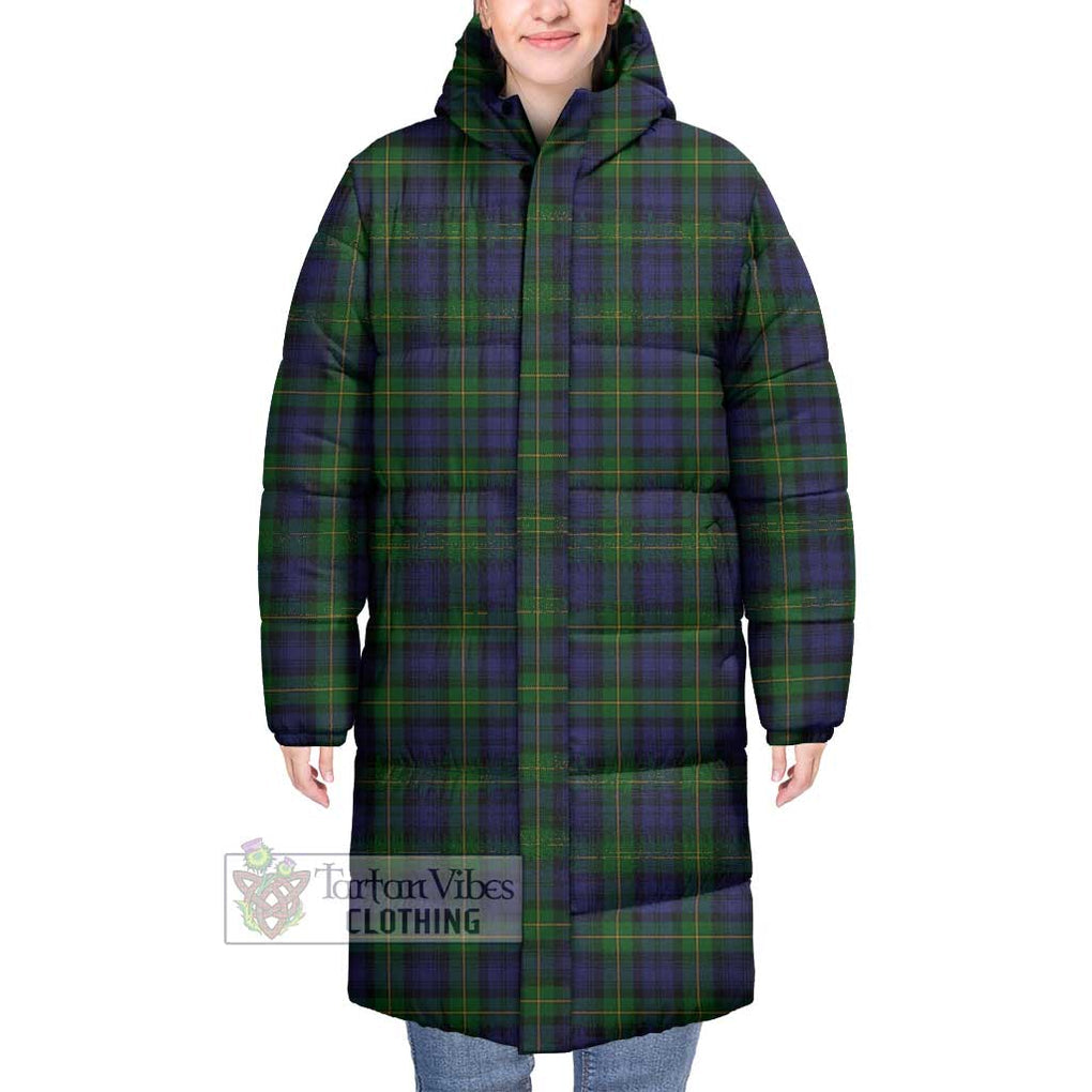 Tartan Vibes Clothing Gordon Tartan Long Down Jacket