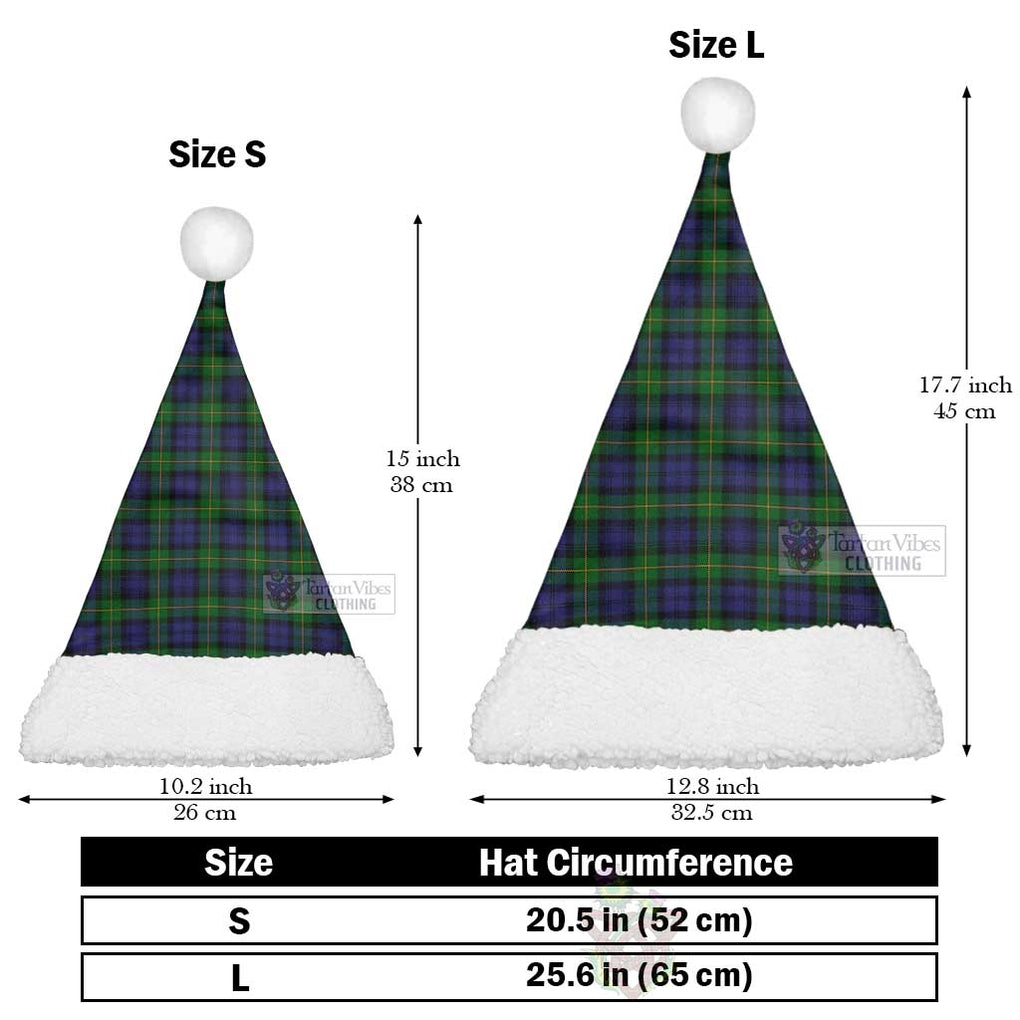 Tartan Vibes Clothing Gordon Tartan Christmas Santa Hats