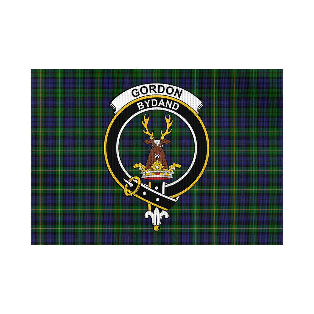 Gordon Tartan Flag with Family Crest - Tartan Vibes Clothing