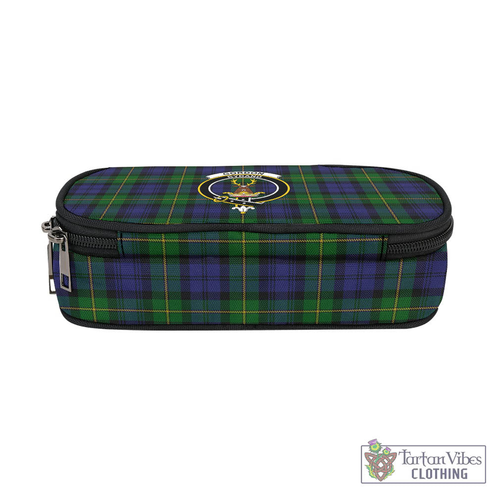 Tartan Vibes Clothing Gordon Tartan Pen and Pencil Case with Family Crest