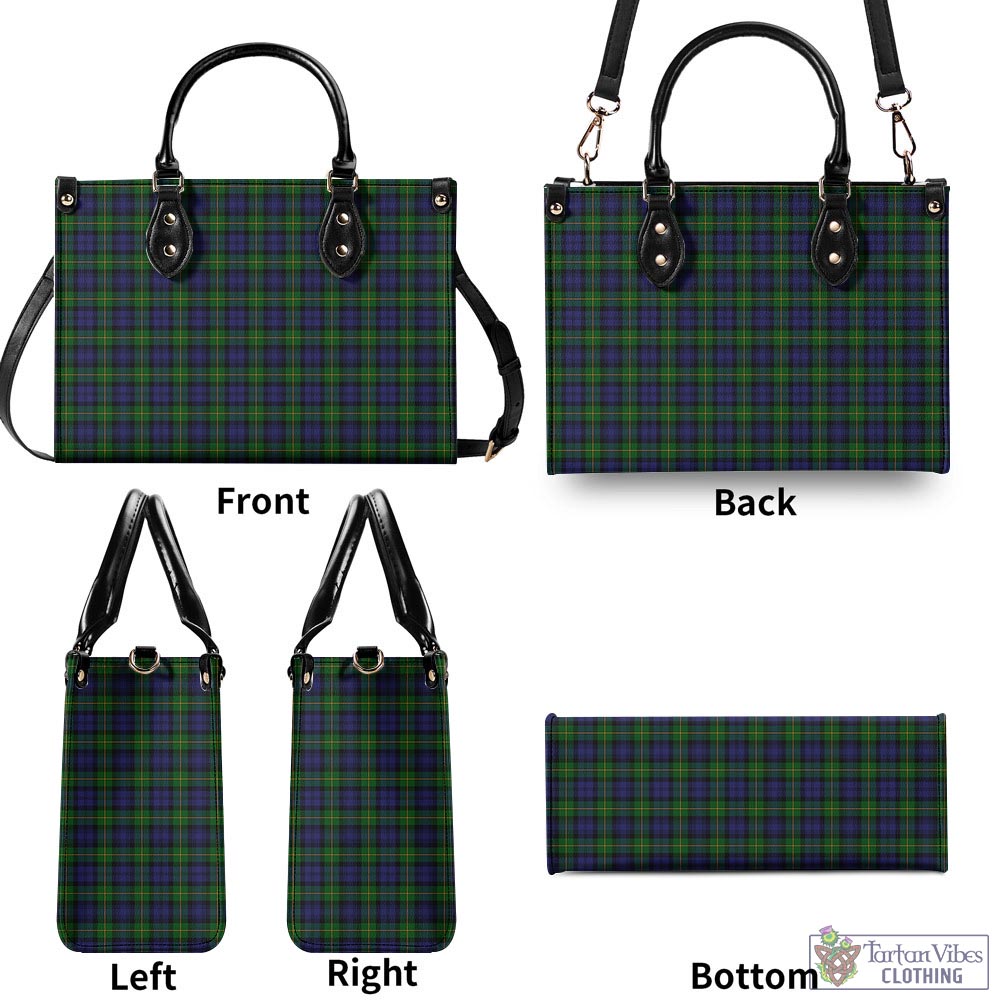 Tartan Vibes Clothing Gordon Tartan Luxury Leather Handbags