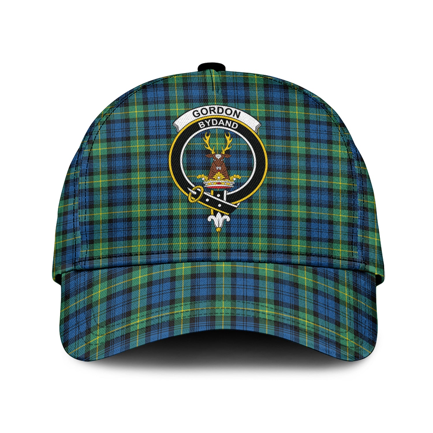 Gordon Ancient Tartan Classic Cap with Family Crest Classic Cap Universal Fit - Tartan Vibes Clothing