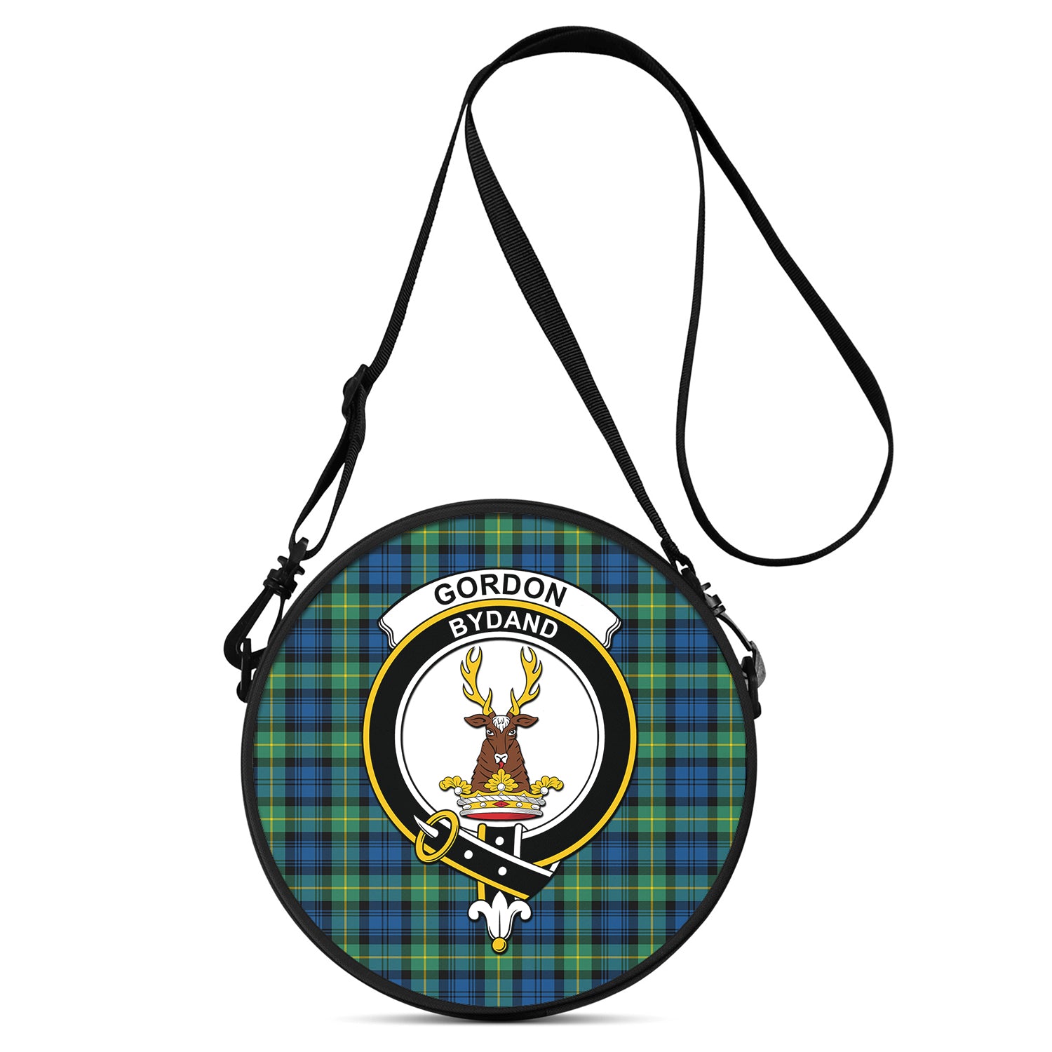 gordon-ancient-tartan-round-satchel-bags-with-family-crest