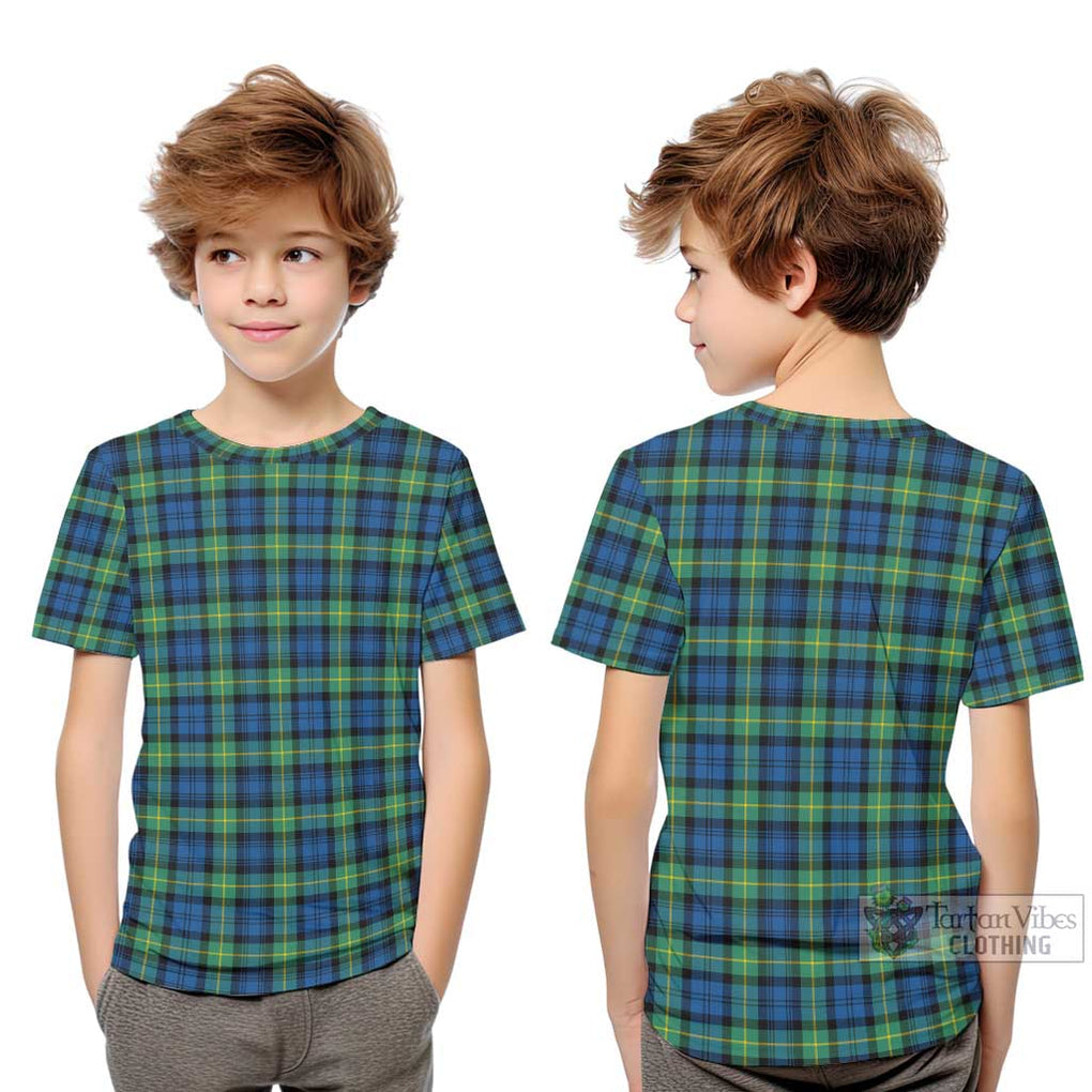 Gordon Ancient Tartan Kid T-Shirt Youth XL Size14 - Tartanvibesclothing Shop