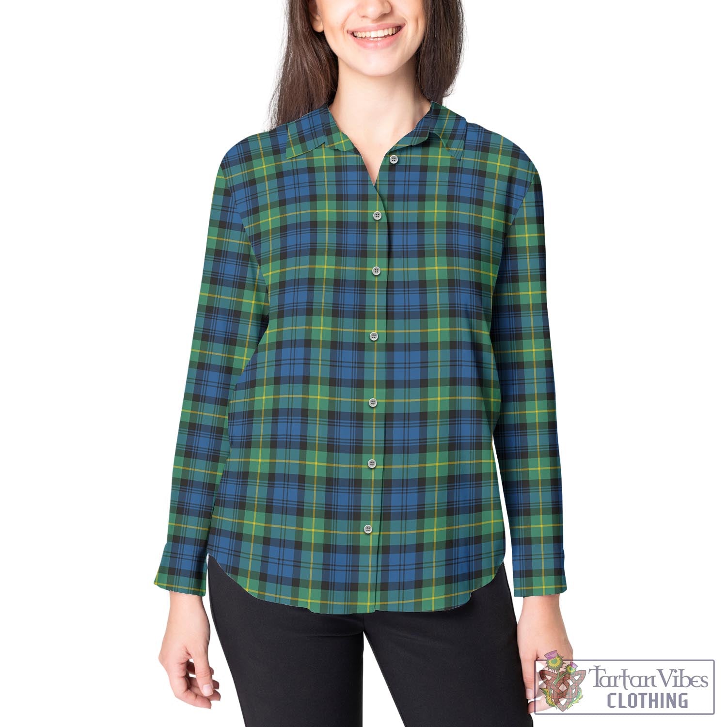 Gordon Ancient Tartan Womens Casual Shirt