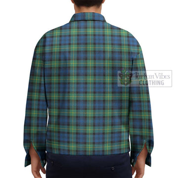 Gordon Ancient Tartan Unisex Lapel Cotton Jacket