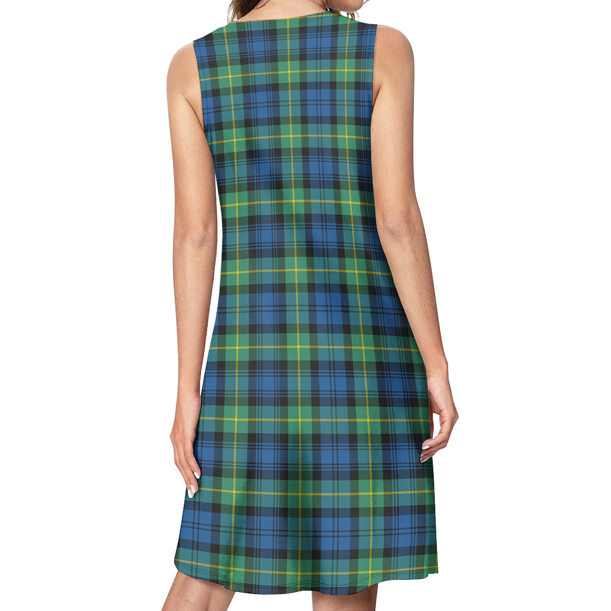 Gordon Ancient Tartan Womens Casual Dresses - Tartanvibesclothing