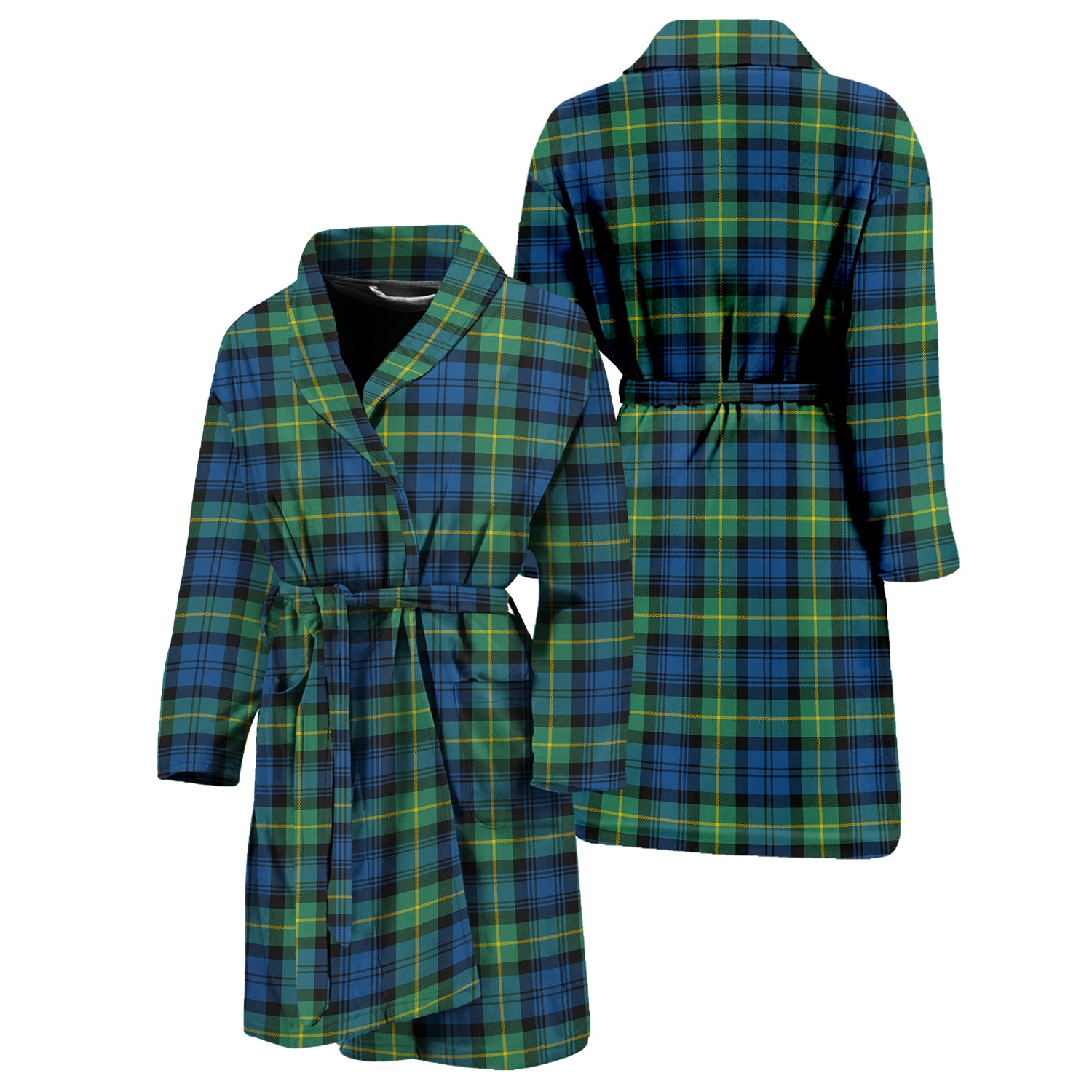 Gordon Ancient Tartan Bathrobe Unisex M - Tartan Vibes Clothing