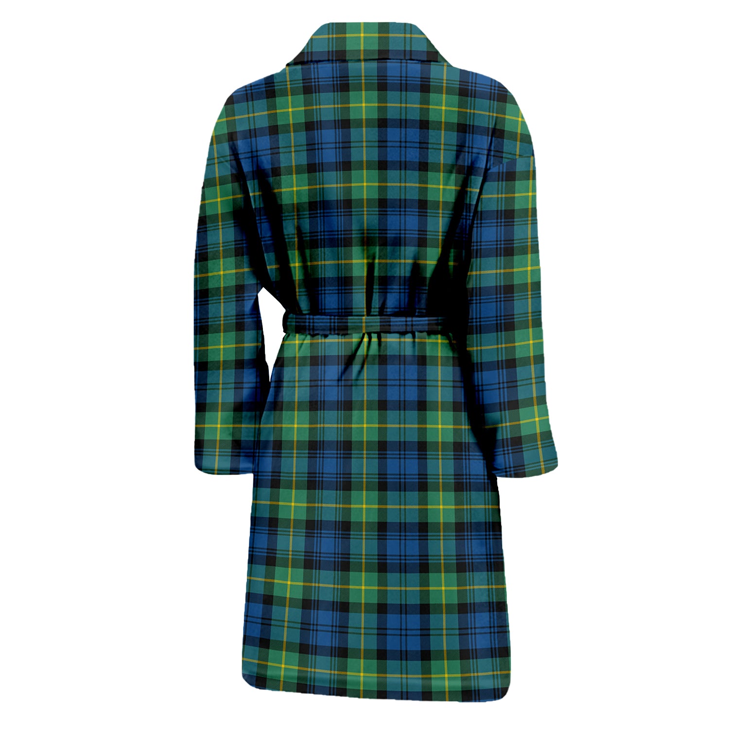 Gordon Ancient Tartan Bathrobe with Family Crest - Tartan Vibes Clothing