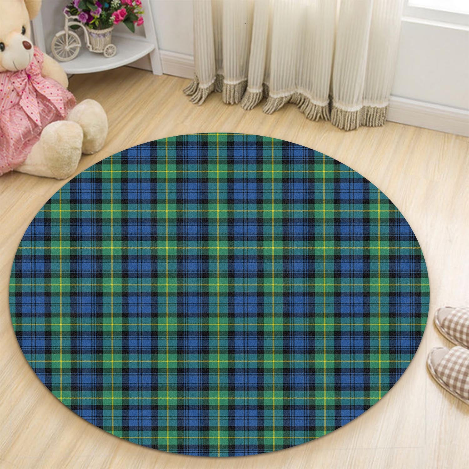 gordon-ancient-tartan-round-rug