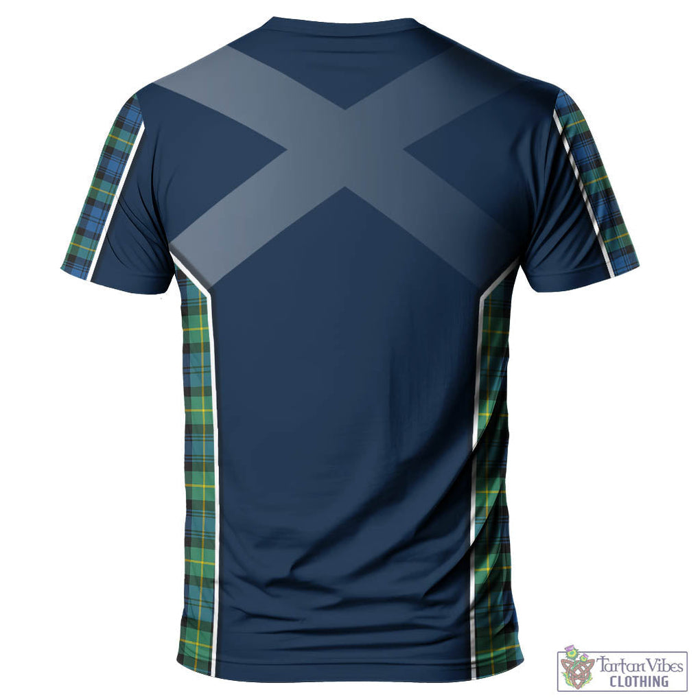 Tartan Vibes Clothing Gordon Ancient Tartan T-Shirt with Family Crest and Lion Rampant Vibes Sport Style